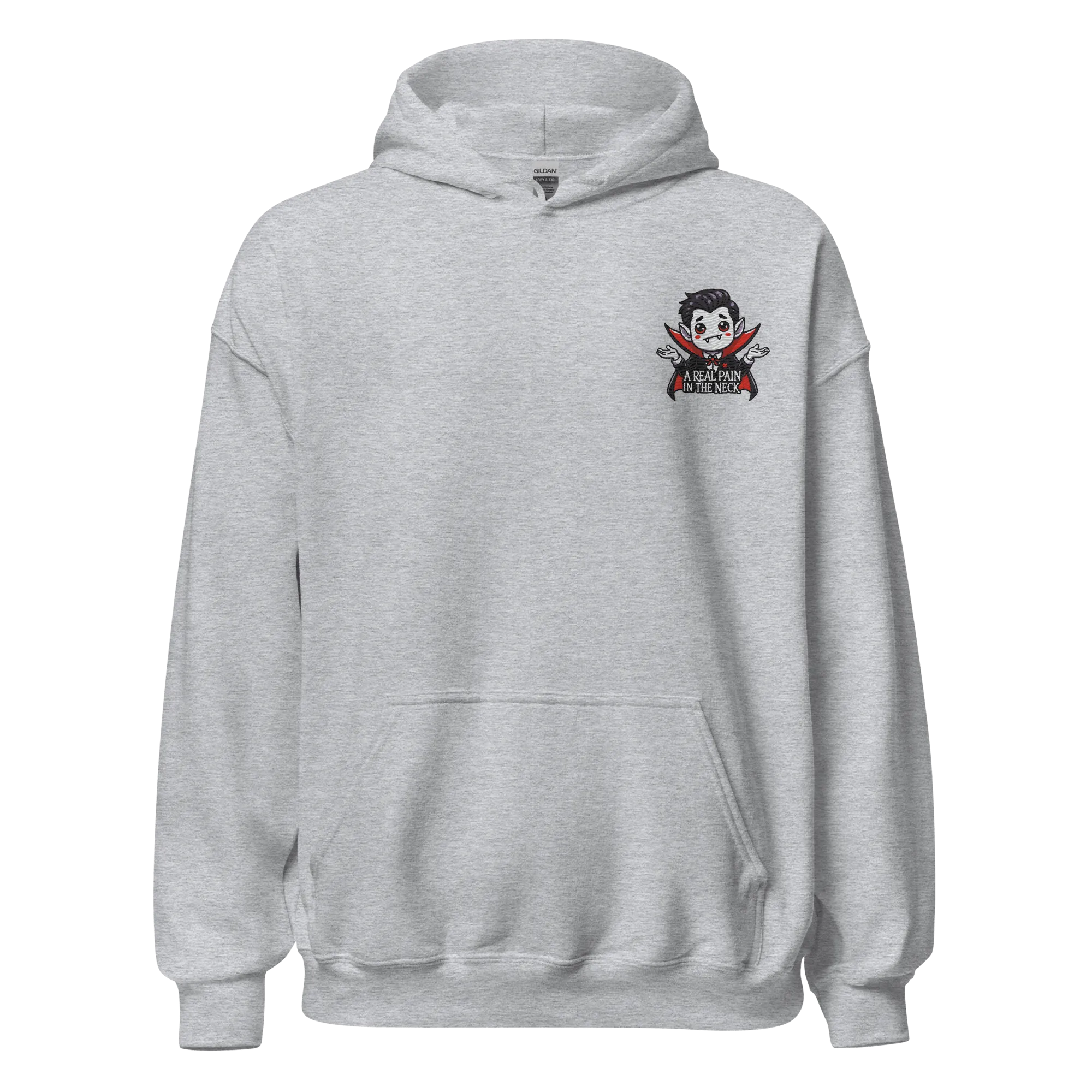 A Real Pain In The Neck - Halloween Hoodie - Vampire Halloween Hoodie