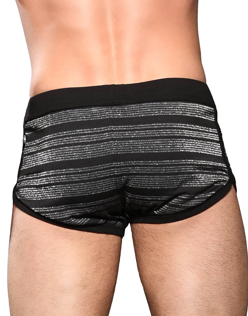 Andrew Christian Glitter Stripe Shorts 6620