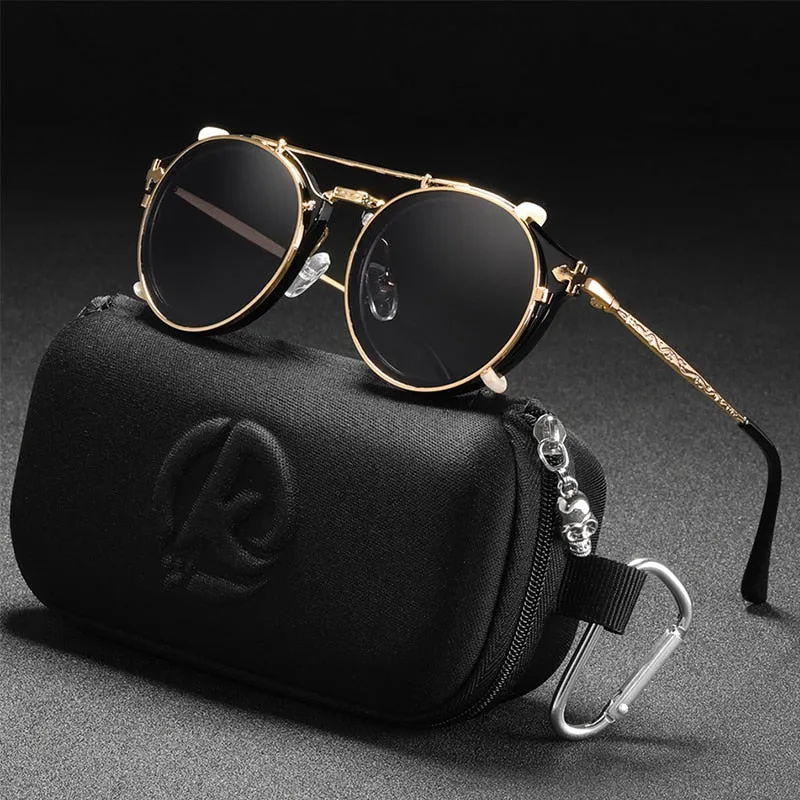 Angelo Ricci™ Fashion Retro Round Glasses Luxury Sunglasses