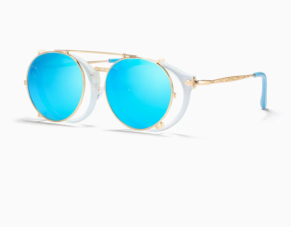 Angelo Ricci™ Fashion Retro Round Glasses Luxury Sunglasses