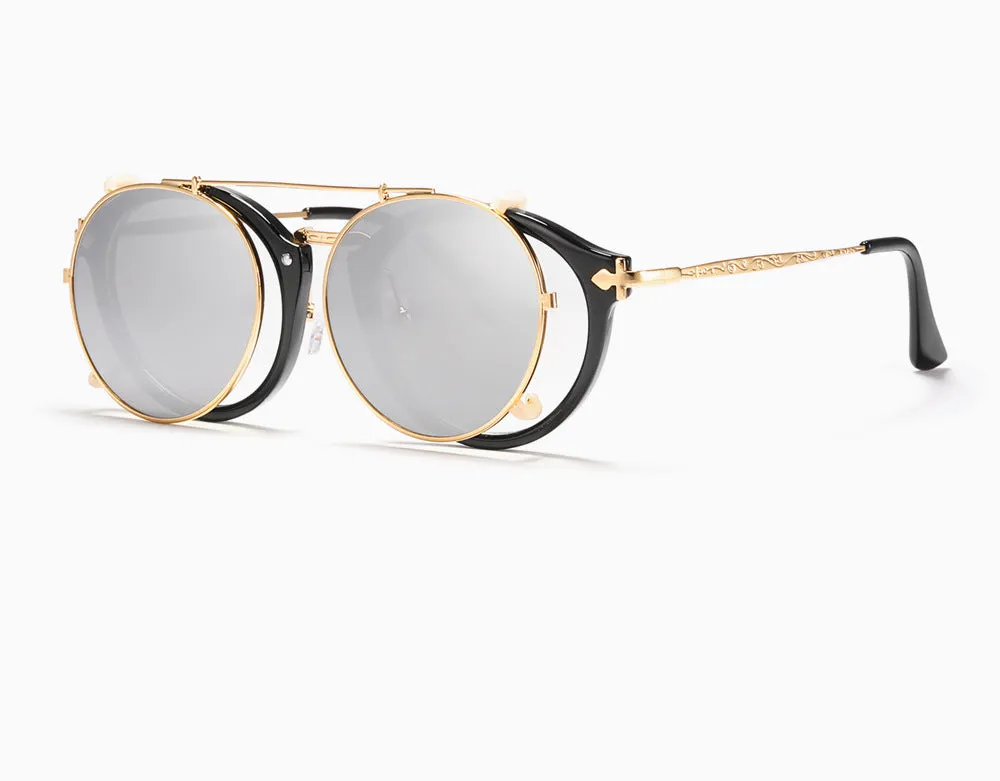 Angelo Ricci™ Fashion Retro Round Glasses Luxury Sunglasses