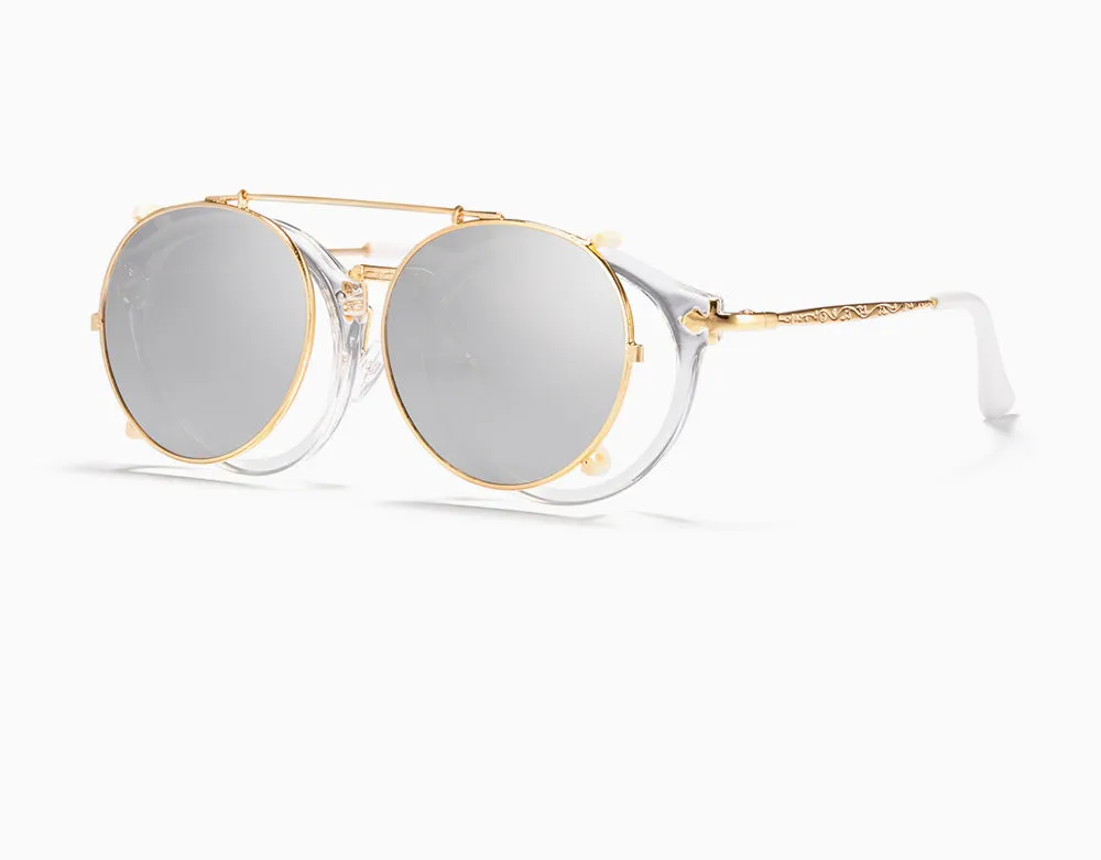 Angelo Ricci™ Fashion Retro Round Glasses Luxury Sunglasses