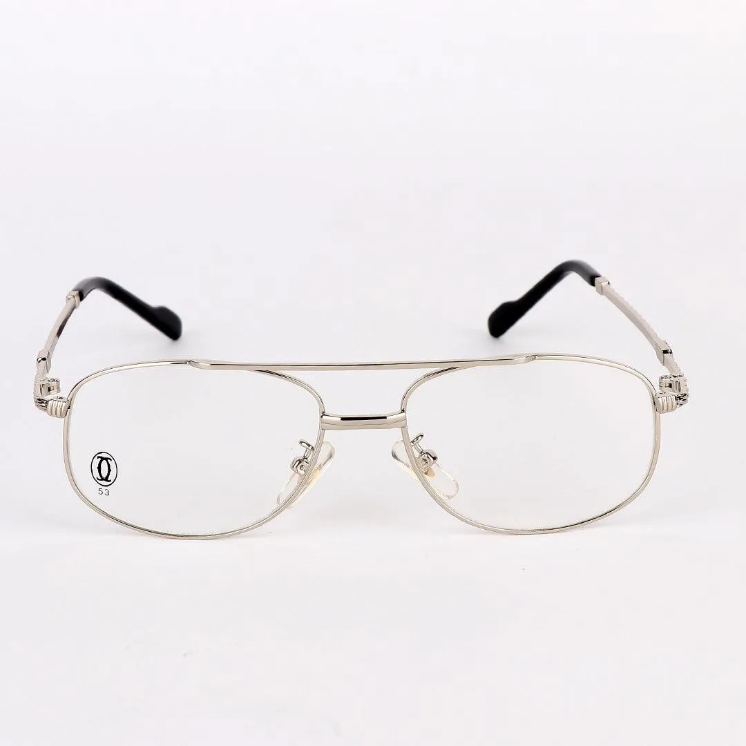 Cartier Vintage Classic Metal Silver Sunglasses