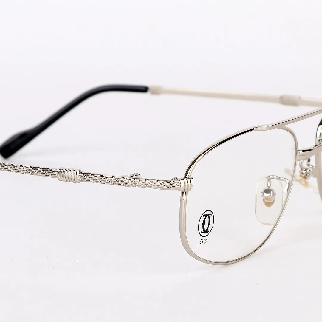 Cartier Vintage Classic Metal Silver Sunglasses