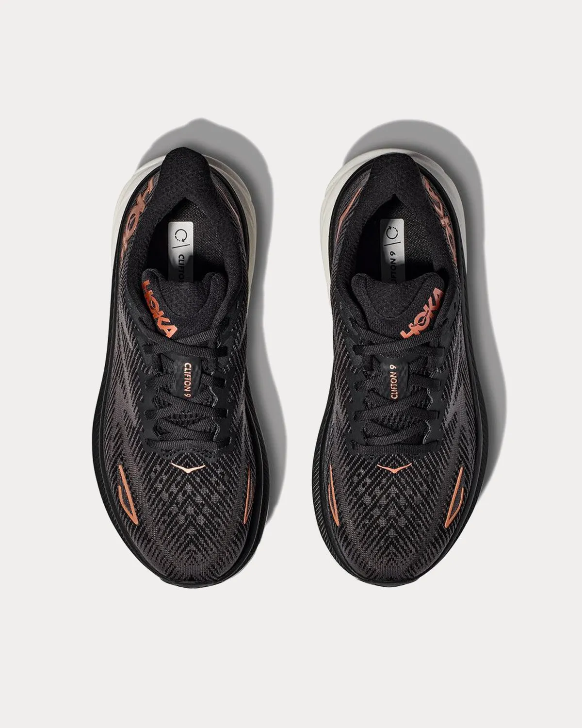 Clifton 9 Black / Copper Running Shoes