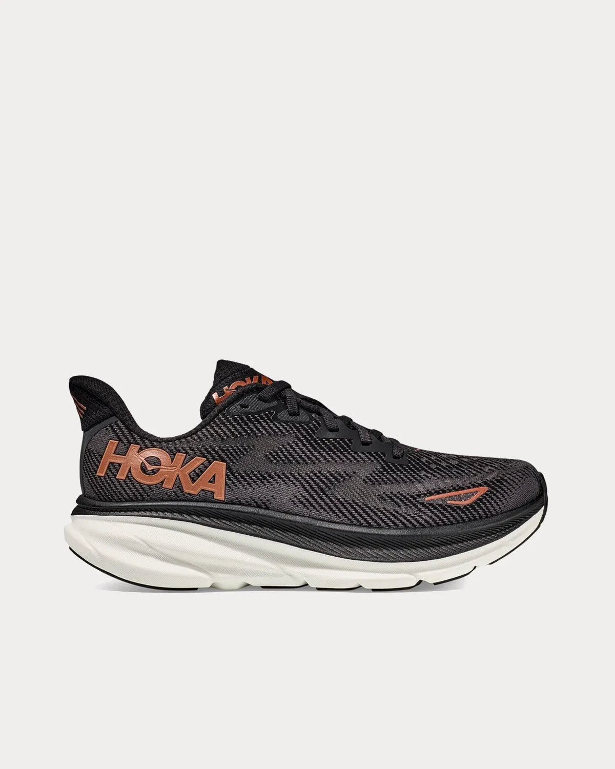 Clifton 9 Black / Copper Running Shoes