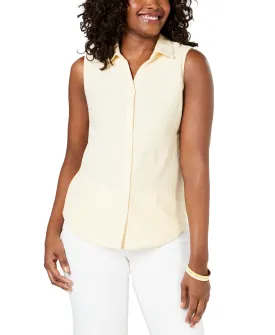 Cotton Sleeveless Shirt