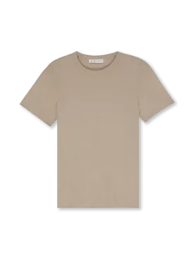 Crewneck T-shirt | taupe