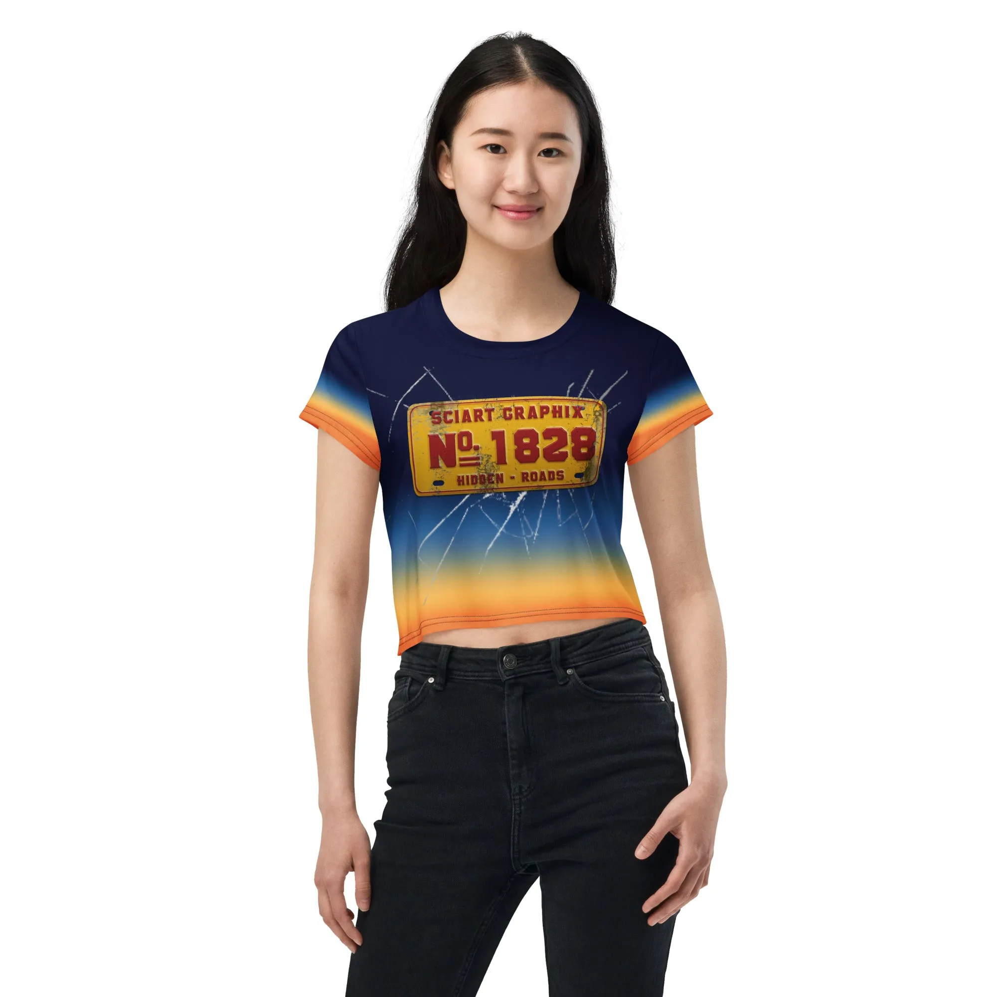 Crop Tee Hidden Roads