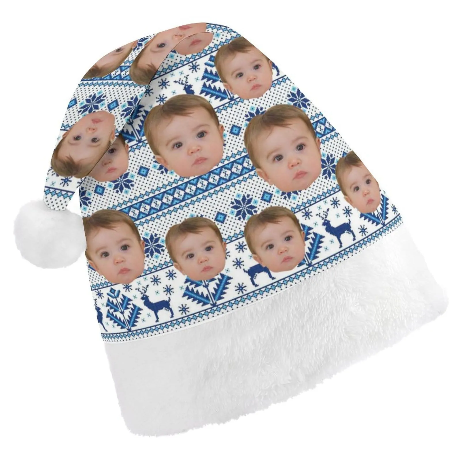 Custom Face Best Love For You Christmas Hat