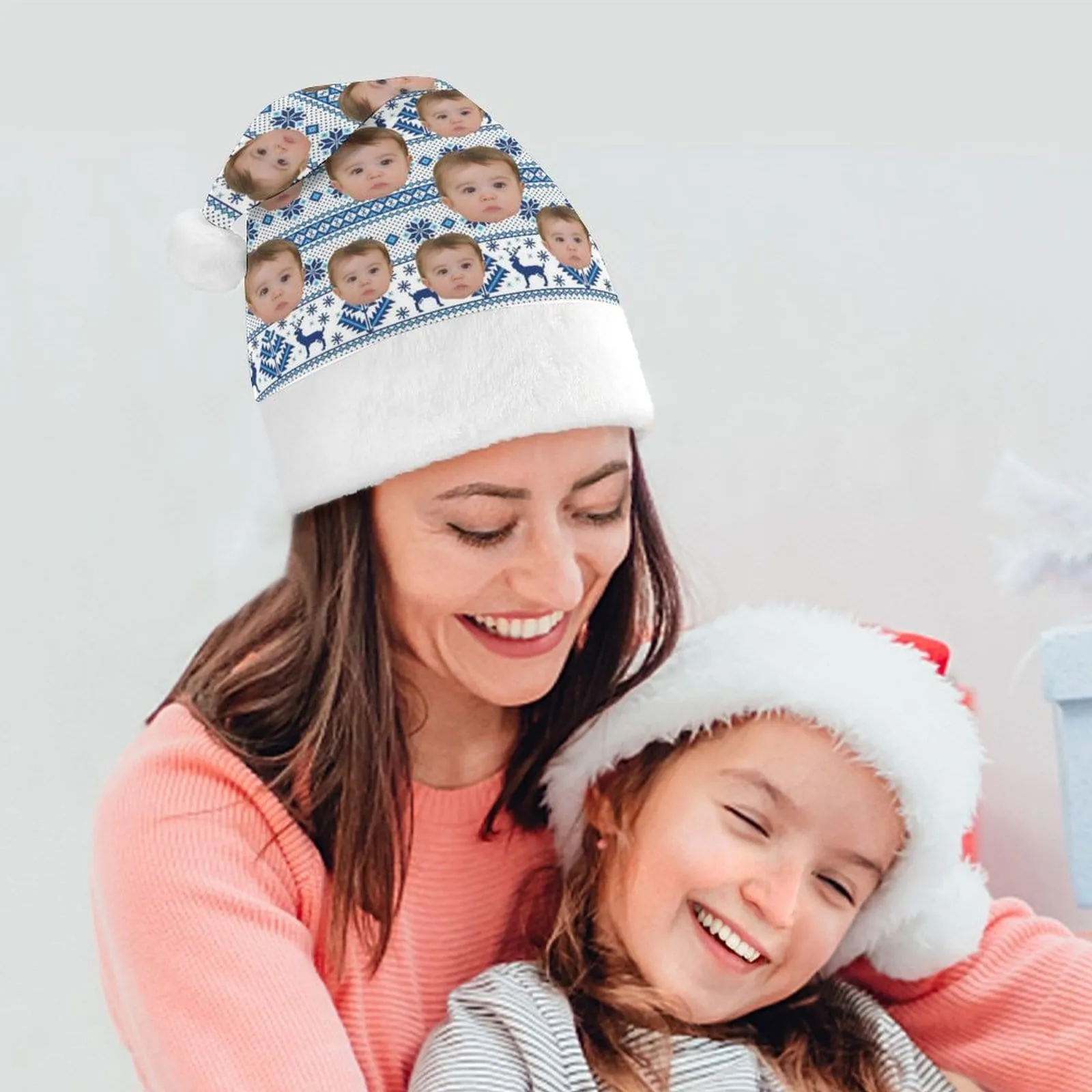 Custom Face Best Love For You Christmas Hat