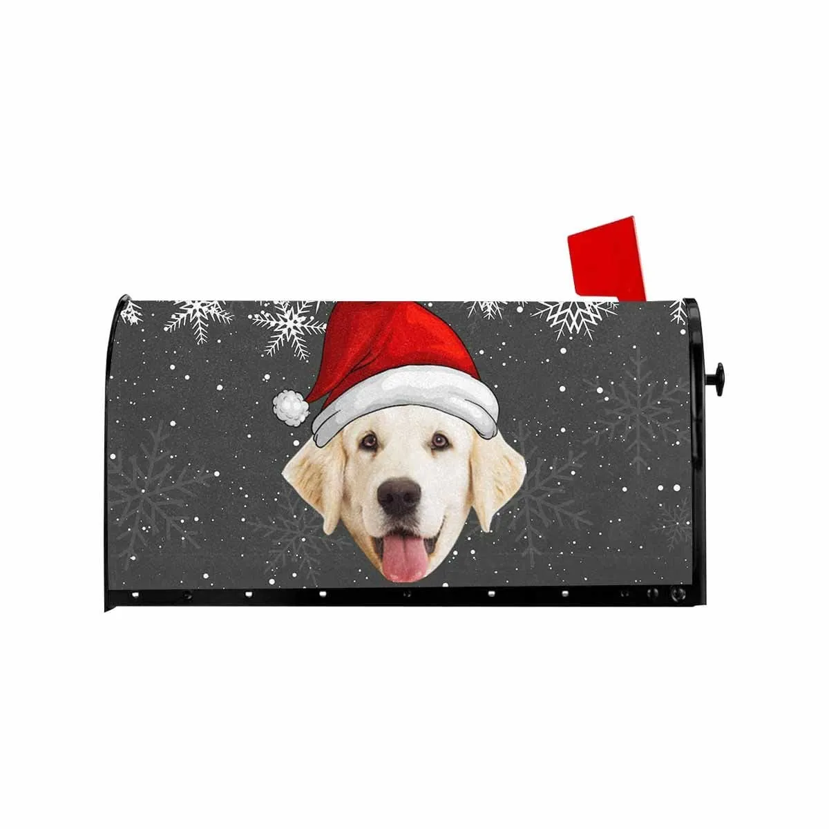 Custom Face Christmas Hat Mailbox Cover