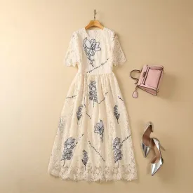 Embroidery Party Elegant Dresses