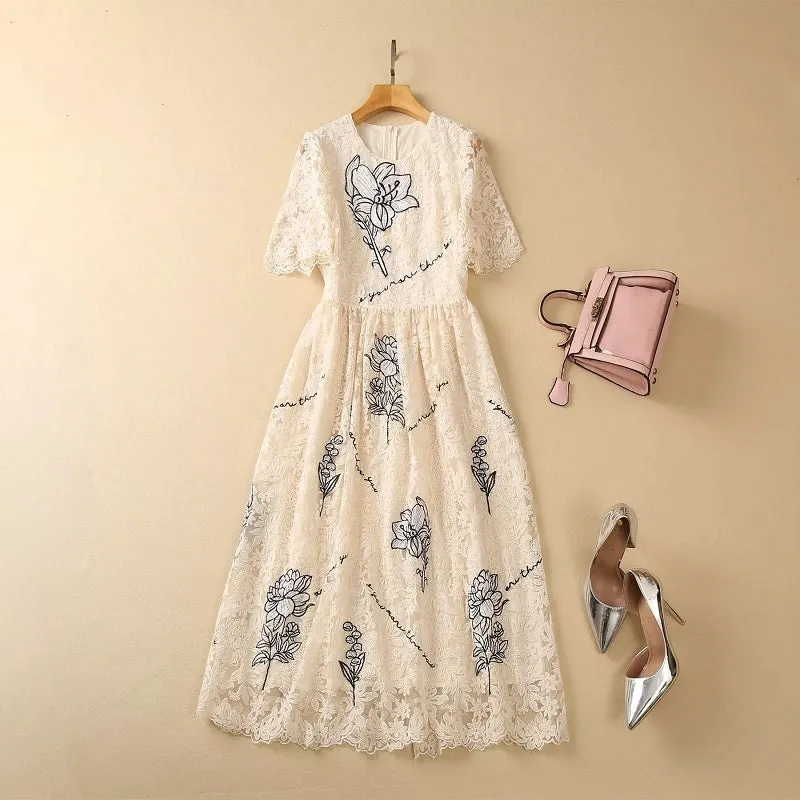 Embroidery Party Elegant Dresses