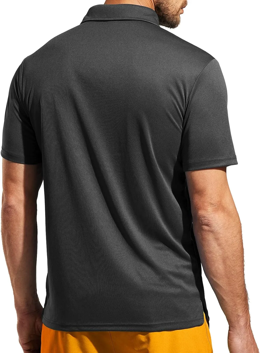 Haimont Polo Shirts for Men-Dry Fit Short Sleeve Collared Golf T-Shirts Business Casual Work Polos, Moisture Wicking