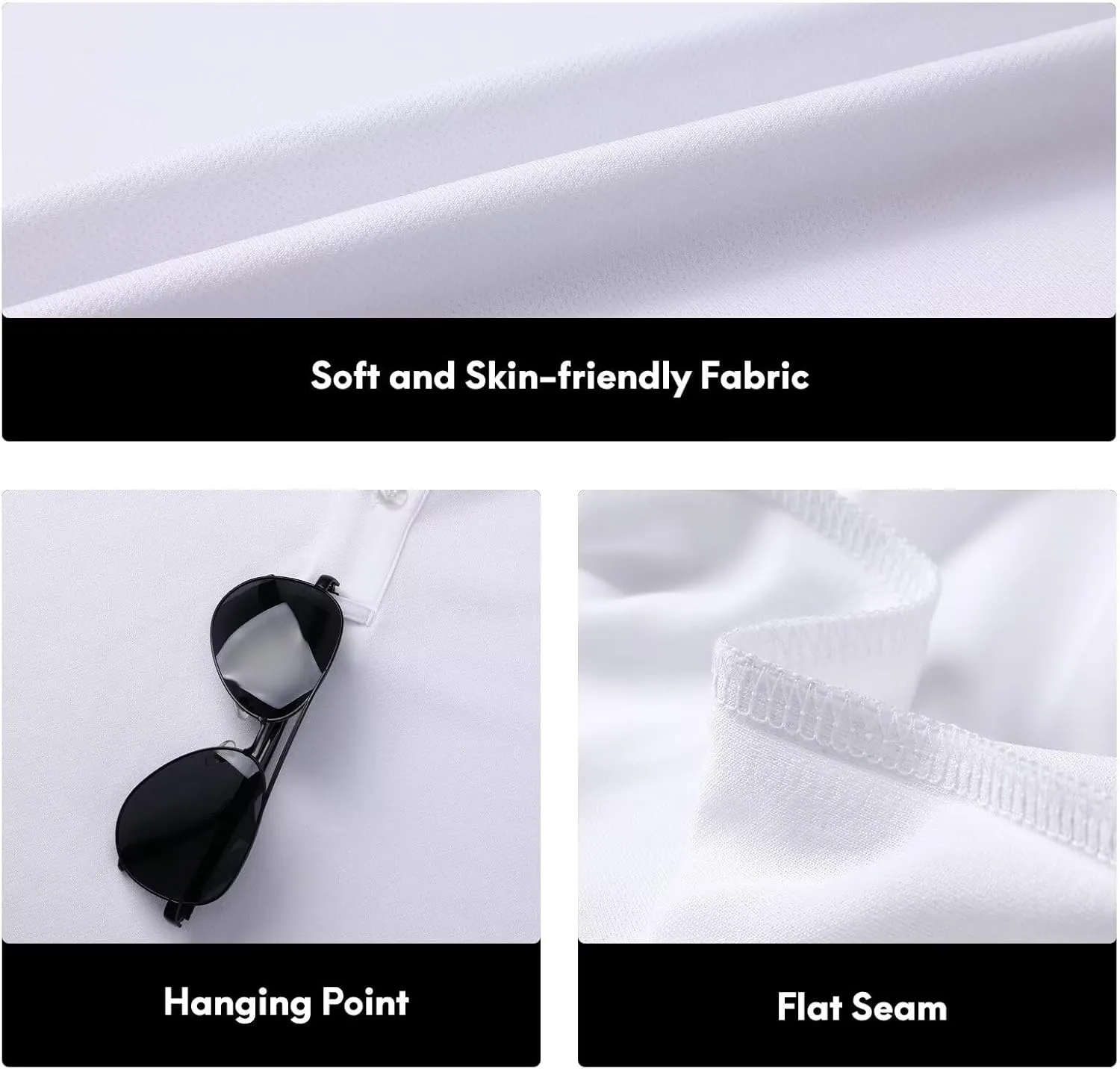 Haimont Polo Shirts for Men-Dry Fit Short Sleeve Collared Golf T-Shirts Business Casual Work Polos, Moisture Wicking