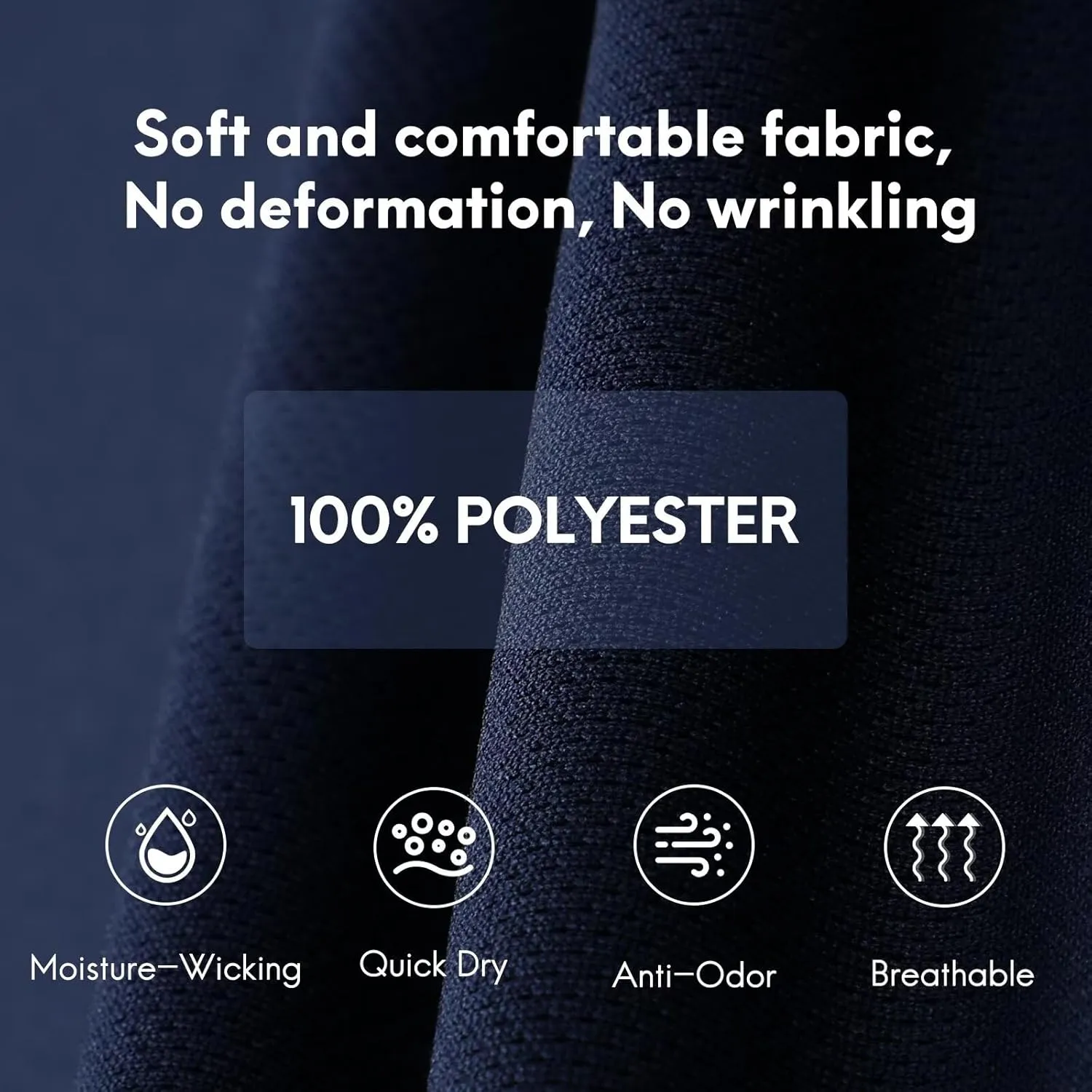 Haimont Polo Shirts for Men-Dry Fit Short Sleeve Collared Golf T-Shirts Business Casual Work Polos, Moisture Wicking