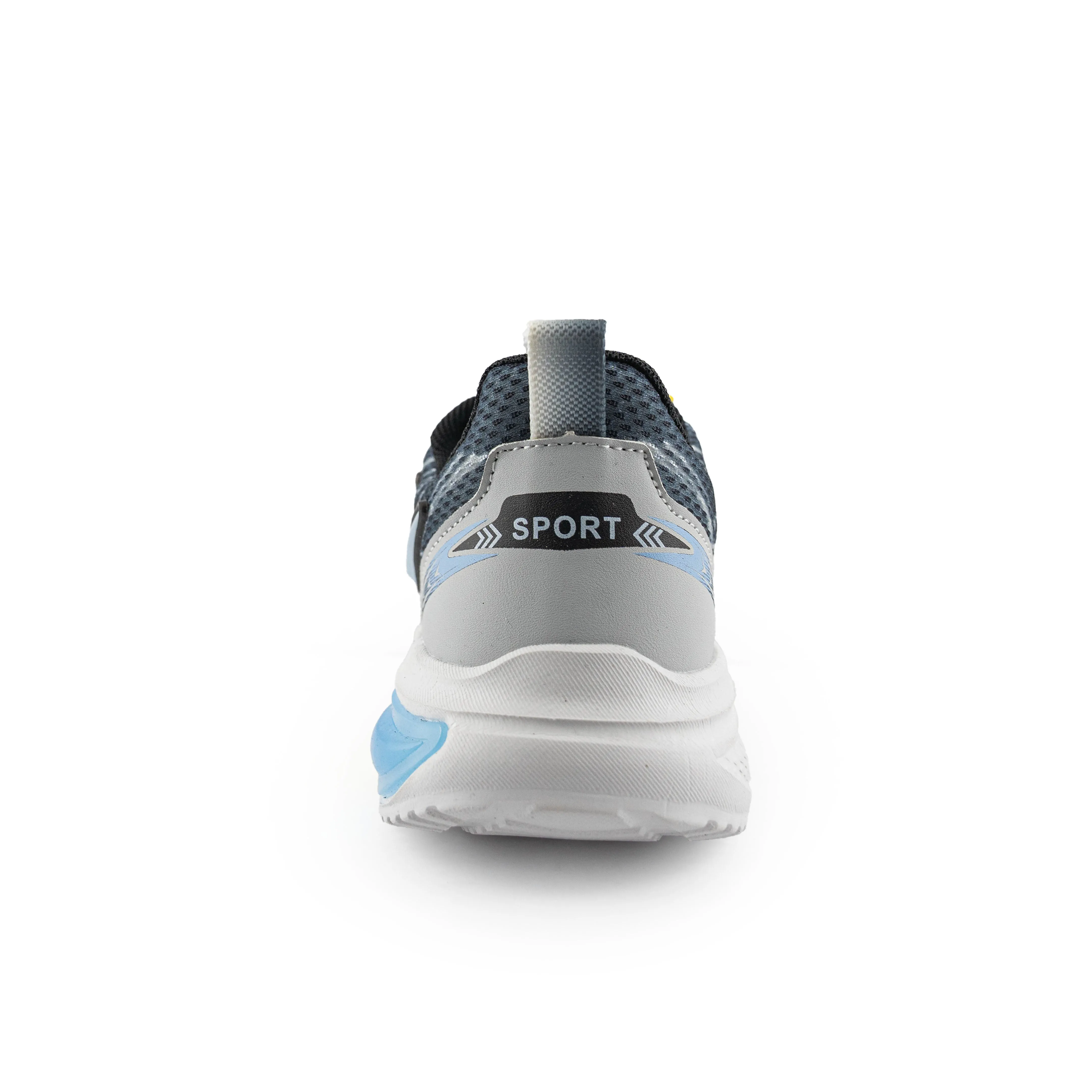 Kids'/ Youth Rotary buckle Sneakers - B6801 Cyan/Gray