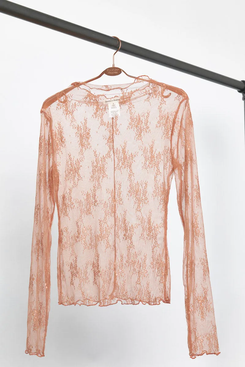 Lace Mesh Layering Top