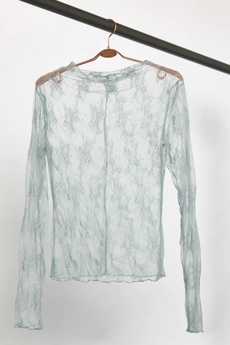 Lace Mesh Layering Top