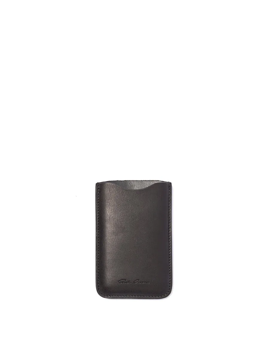 Leather Berry Case in Black | Size UNICA | RP13F04003-009 Color Black