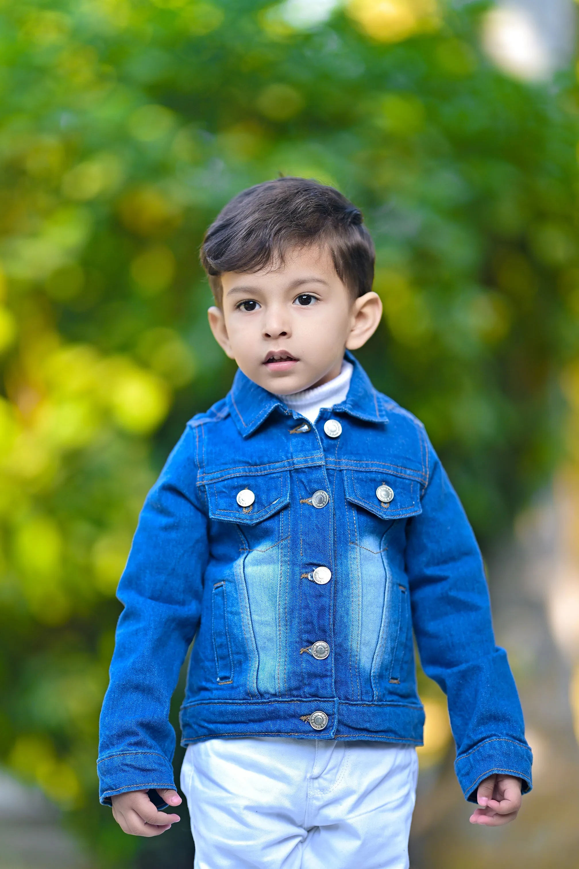 Light Wash Denim Jacket for Kids