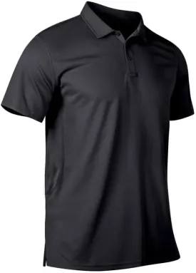 Long Sleeve Polo Shirts for Men Quick Dry Performance Polo T Shirts Collared Tactical Shirt Athletic UPF Golf Shirts