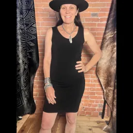Long Tank Dress - Black or White - BAMDR1