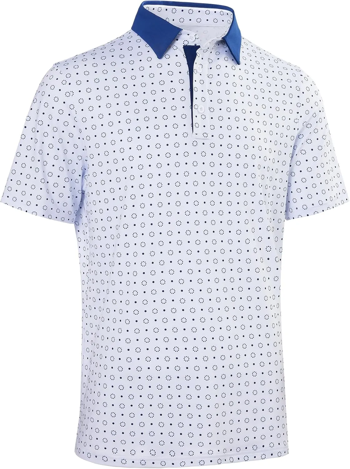 M MOTEEPI Men's Fashion Polo Shirts Short Sleeve Casual Lightweight Collar Slim Fit Golf Shirts T Shirts