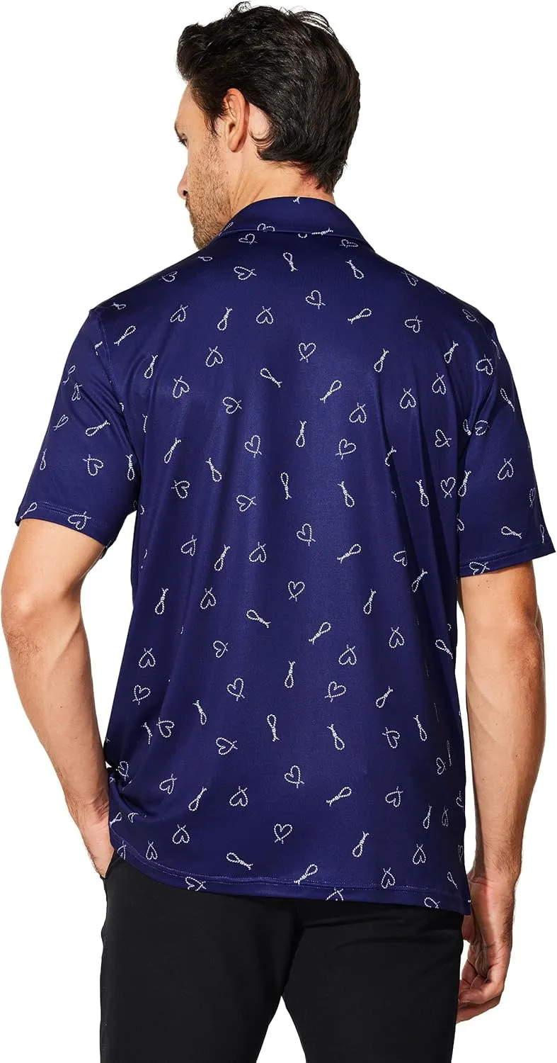 M MOTEEPI Men's Fashion Polo Shirts Short Sleeve Casual Lightweight Collar Slim Fit Golf Shirts T Shirts