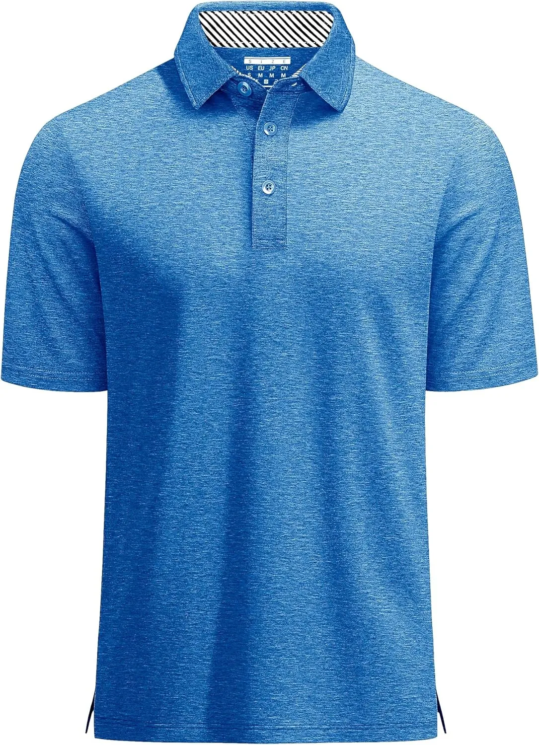MAGCOMSEN Men's Short Sleeve Polo Golf Shirts 3-Button Moisture Wicking Athletic T-Shirts Casual Collared Shirt