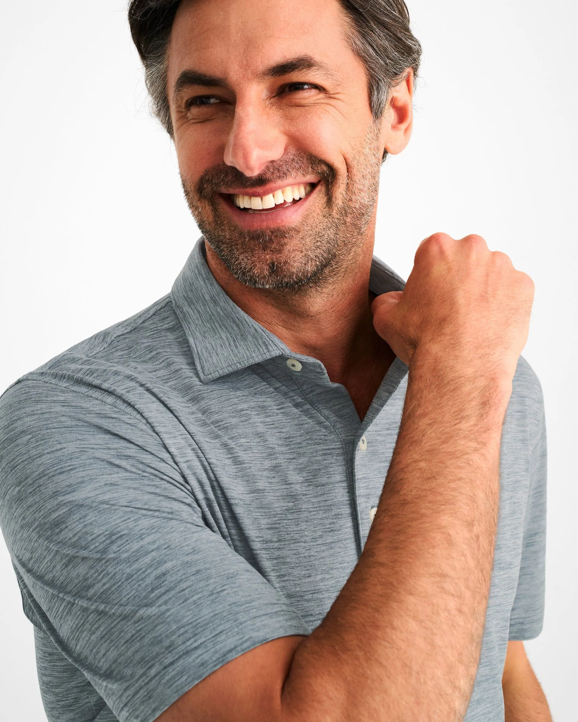 Men's Huron Heathered Polo Shirt