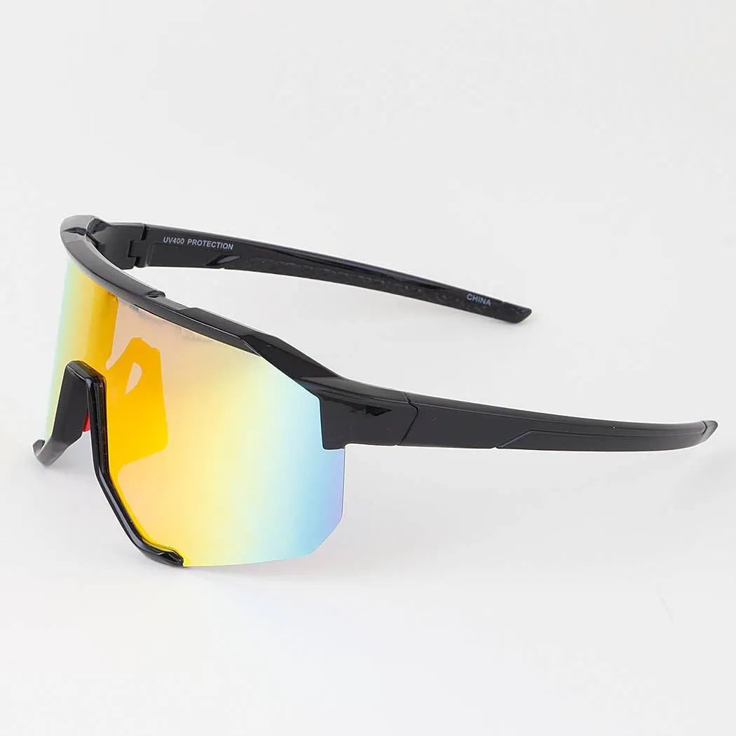 Multi Straight Polycarbonate Sunglasses: MIX