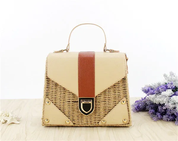 New Bohemian Straw Bags for Women Beach Handbags Summer