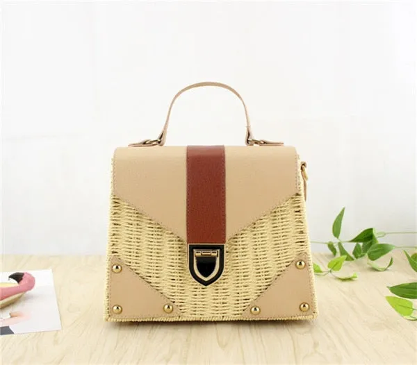 New Bohemian Straw Bags for Women Beach Handbags Summer