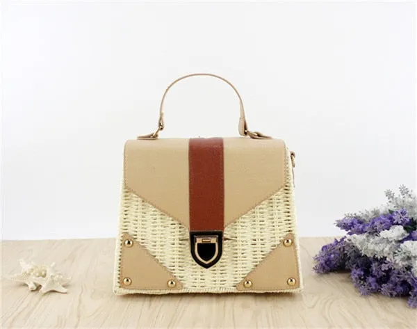 New Bohemian Straw Bags for Women Beach Handbags Summer