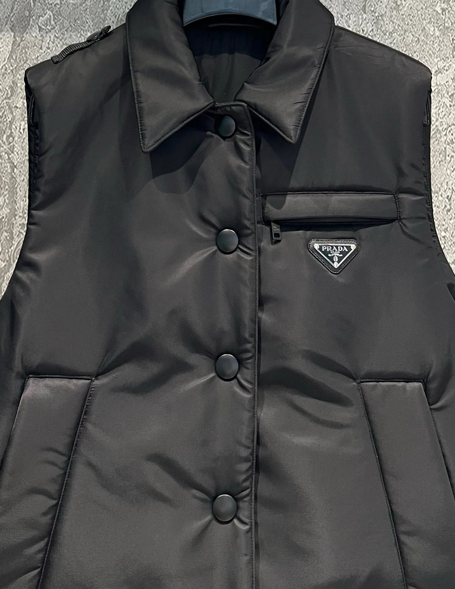 New Triangle Logo Down Vest