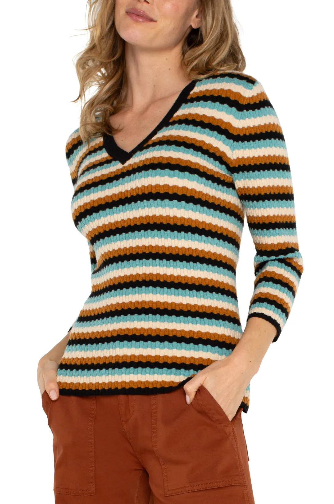 Ocean Multi Stripe Sweater