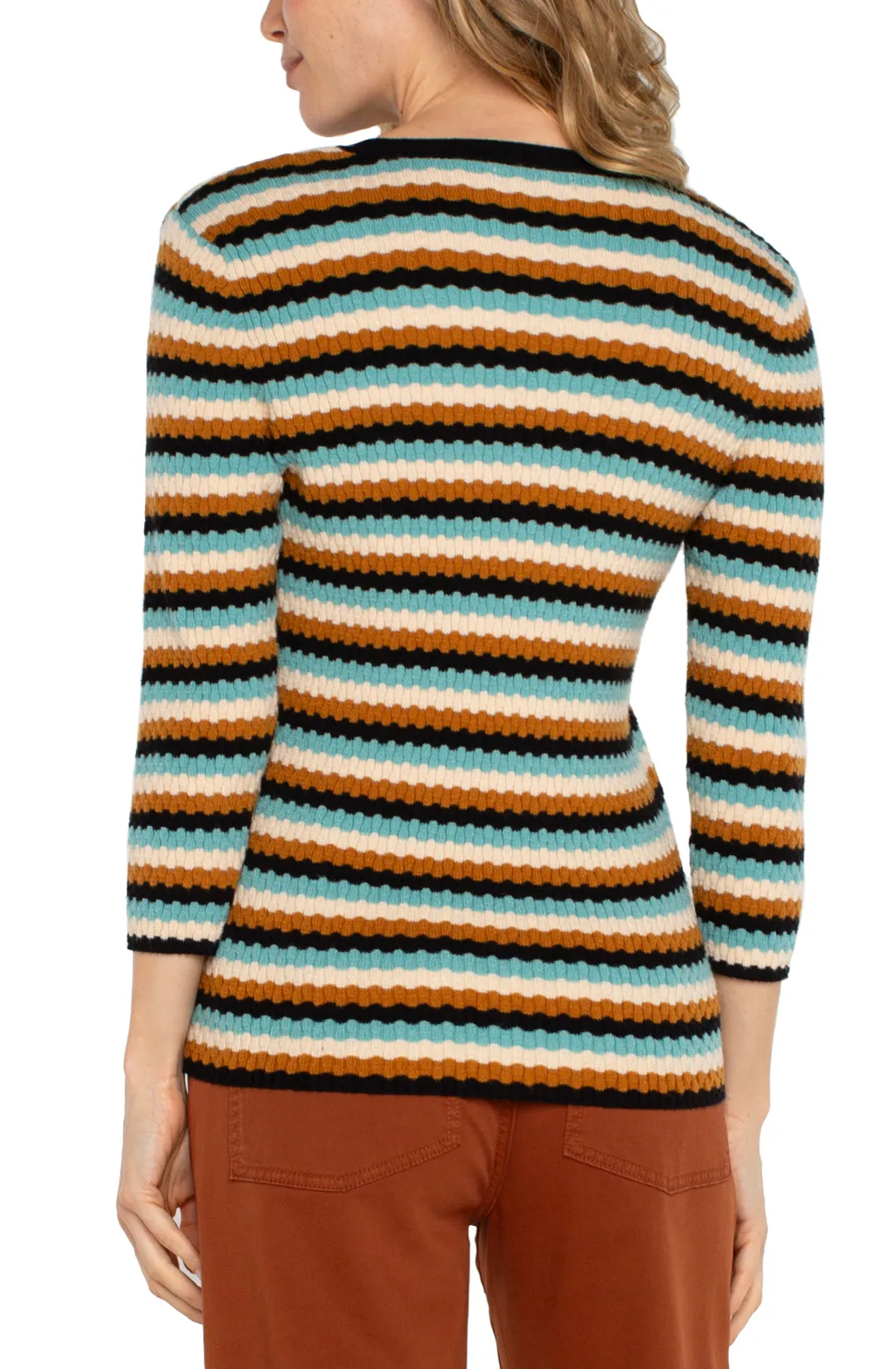 Ocean Multi Stripe Sweater