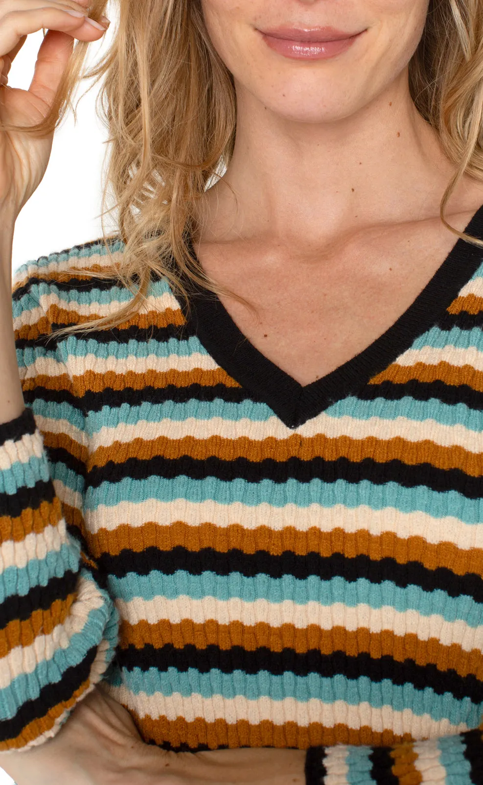 Ocean Multi Stripe Sweater