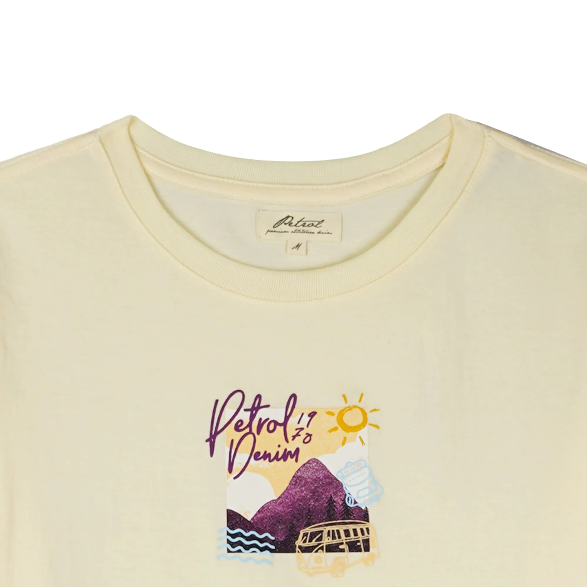 Petrol Basic Tees for Ladies Boxy Fitting Shirt CVC Jersey Fabric Trendy fashion Casual Top Frost T-shirt for Ladies 150219-U (Frost)