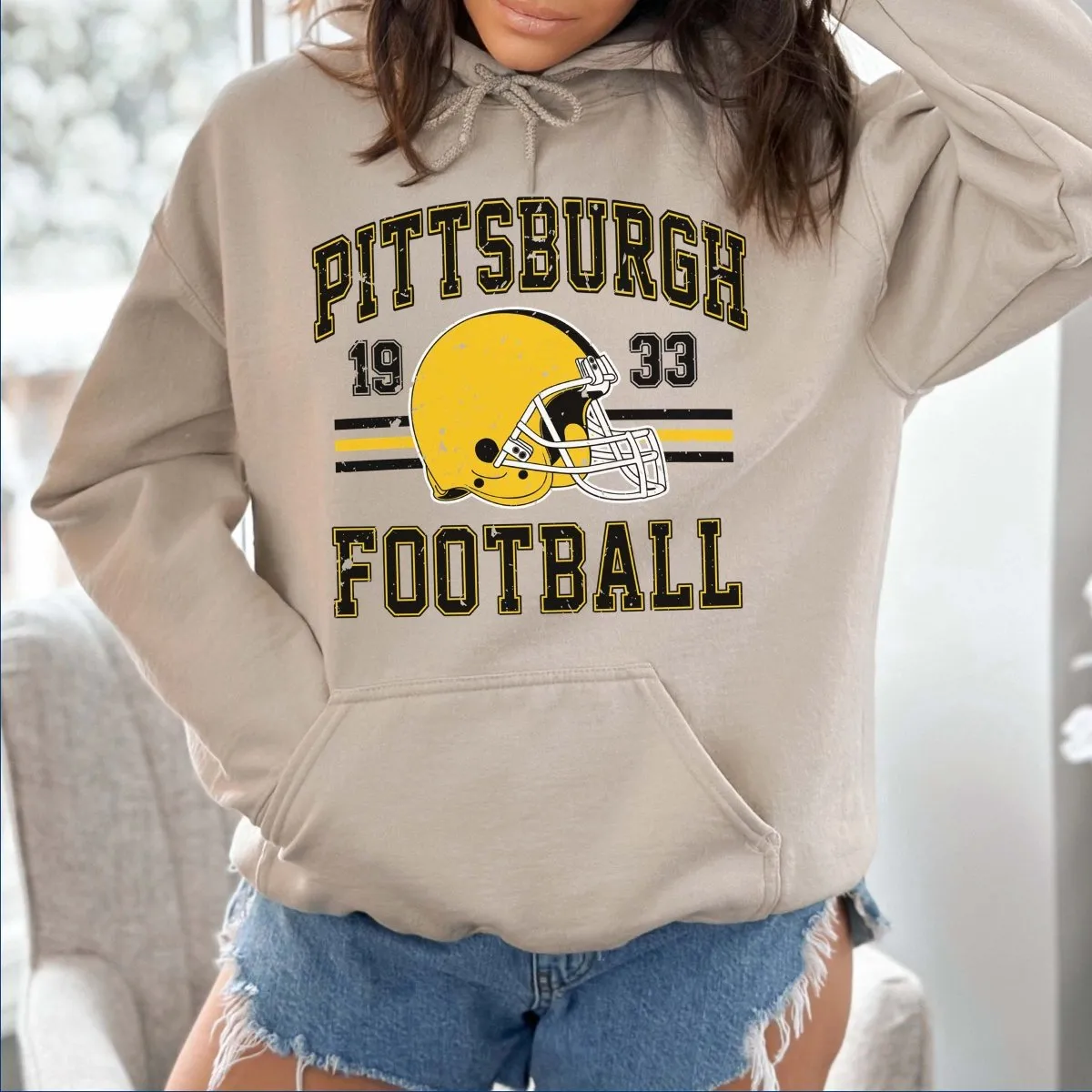 Pittsburgh Football Wholesale Graphic Hoodie - Fast TAT