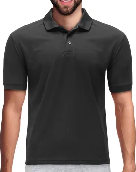 Premium Wear Men's High Moisture Wicking Polo T Shirts