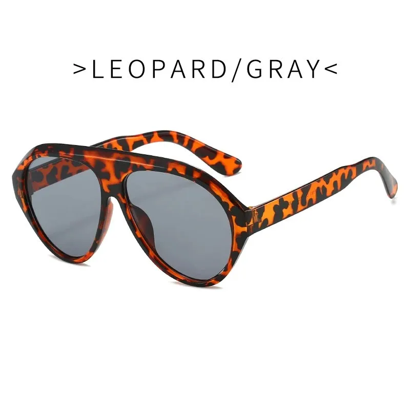 Prisca Oval Motocycle Sunglasses