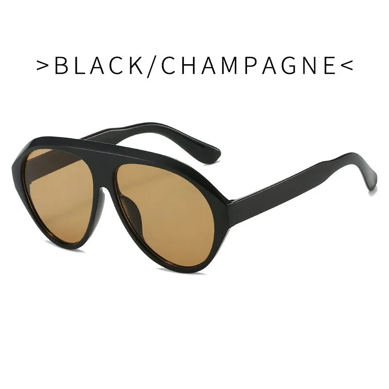 Prisca Oval Motocycle Sunglasses