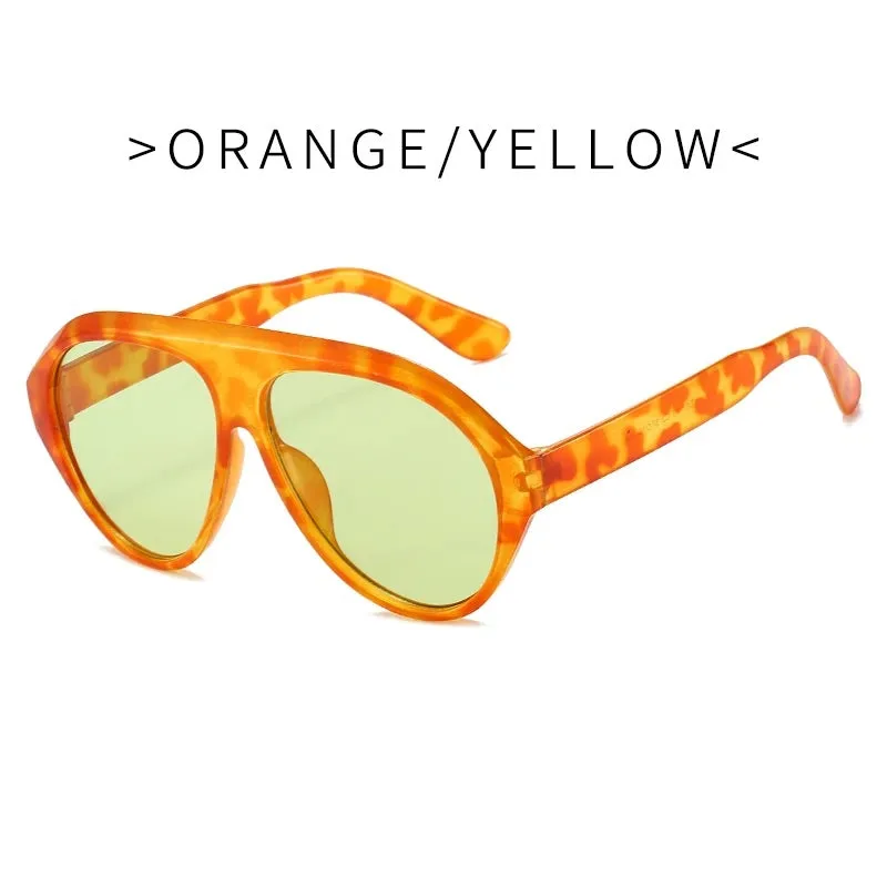 Prisca Oval Motocycle Sunglasses