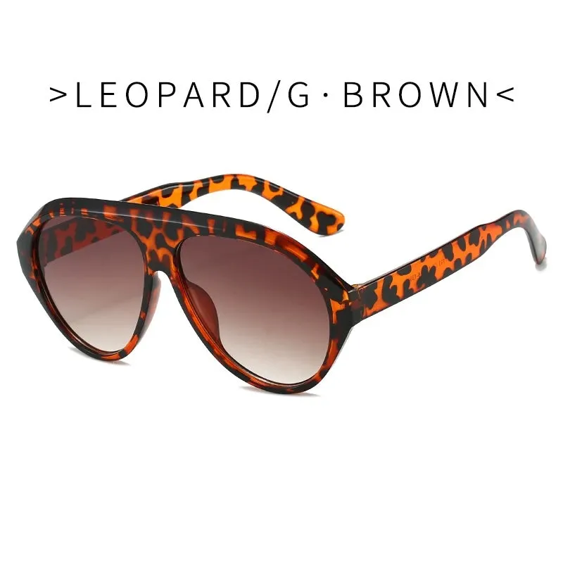 Prisca Oval Motocycle Sunglasses