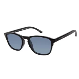 Prive Revaux Unisex Sunglasses - The Nelson Blue Lens | The Nelson Caviar Black