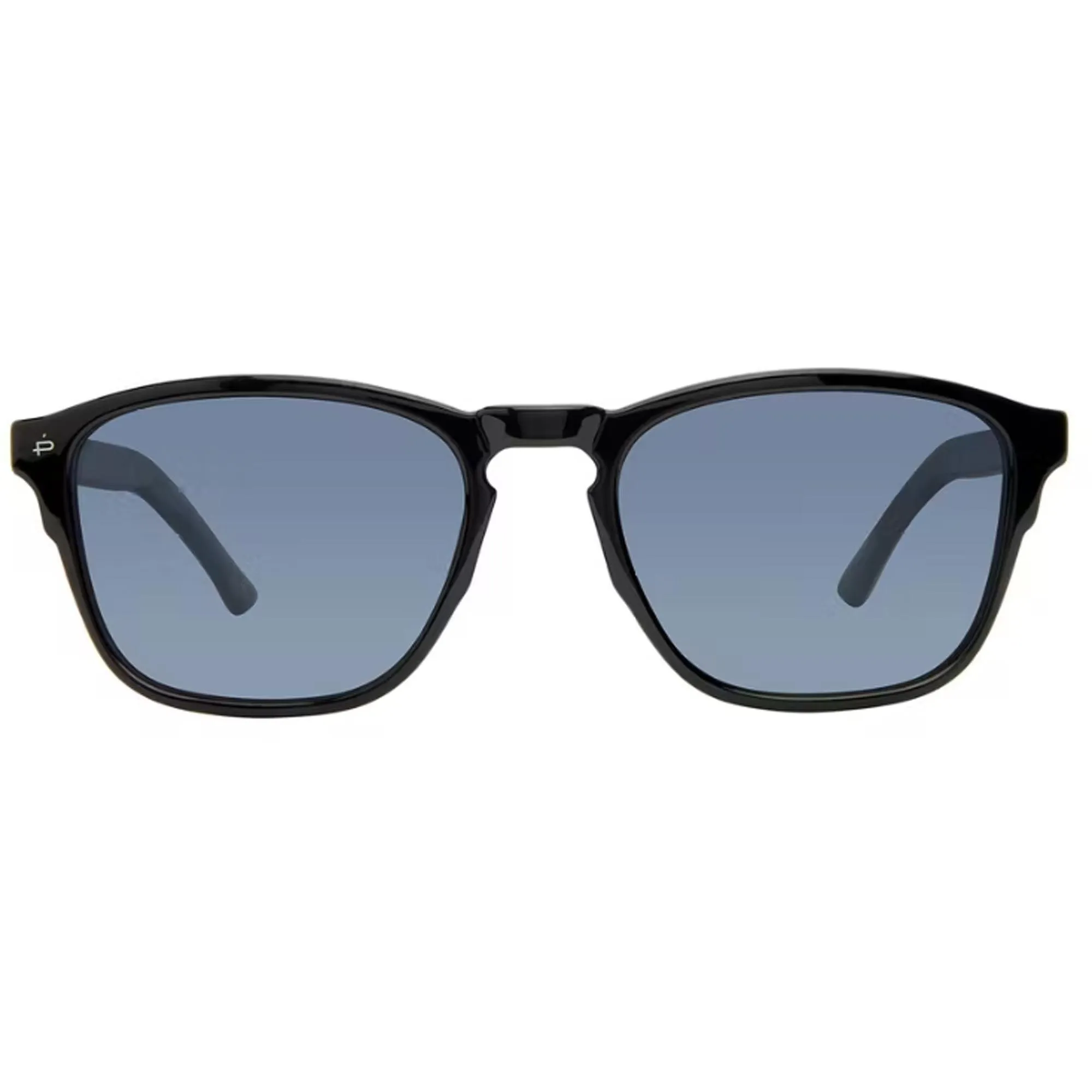 Prive Revaux Unisex Sunglasses - The Nelson Blue Lens | The Nelson Caviar Black