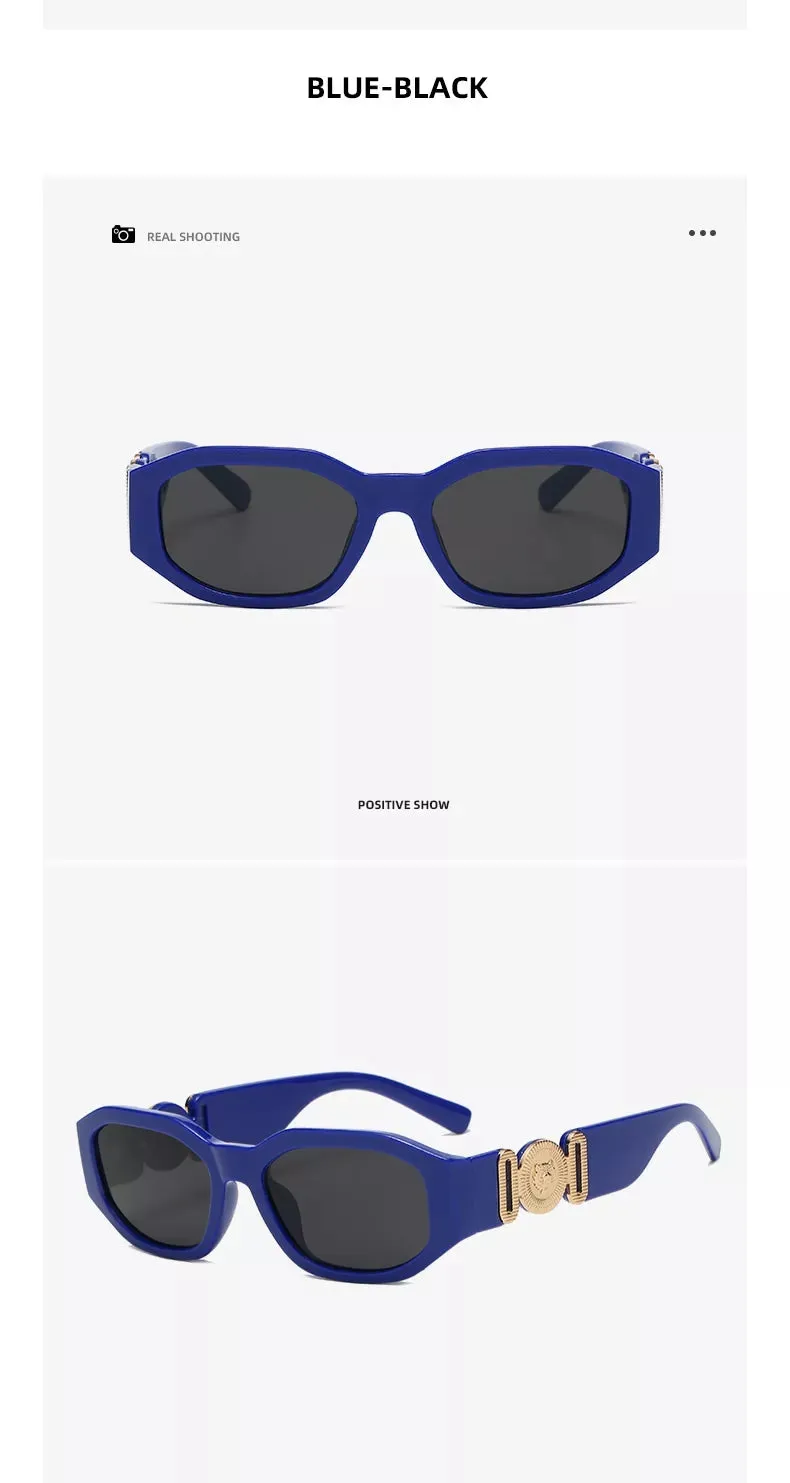 Retro UV400 Rectangle Sunglasses for Men & Women